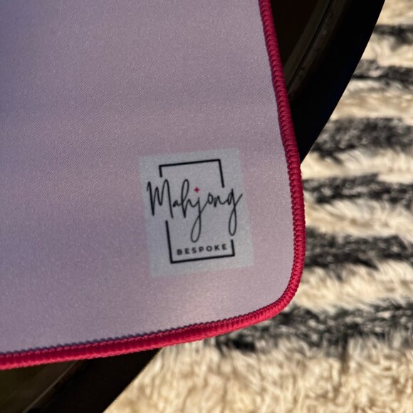 Bespoke Mahjong Flirty Pink Leopards Mahjong Game Mat - Picture 2 of 4